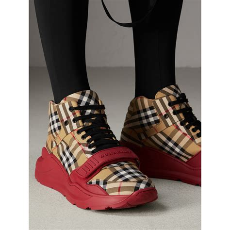 burberry sneakers vintage check